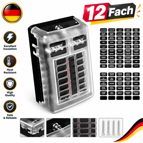 Kfz relais box halter sockel - kfz,