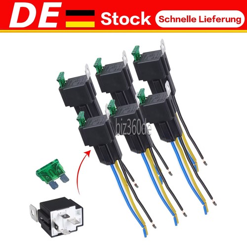 Kfz relais pin - 6x,