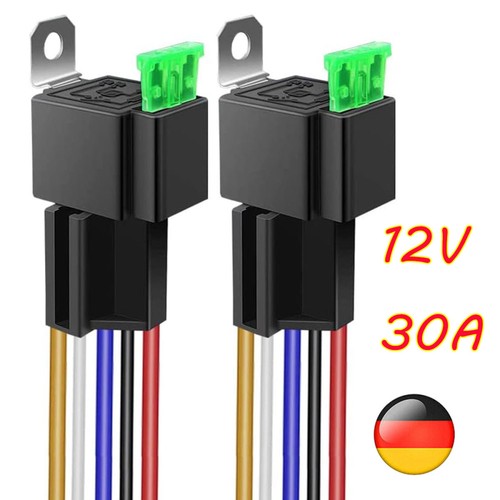 Kfz relais 5pin - 2x, 30a