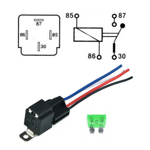 12v 30a poliges - 30a, 4-poliges